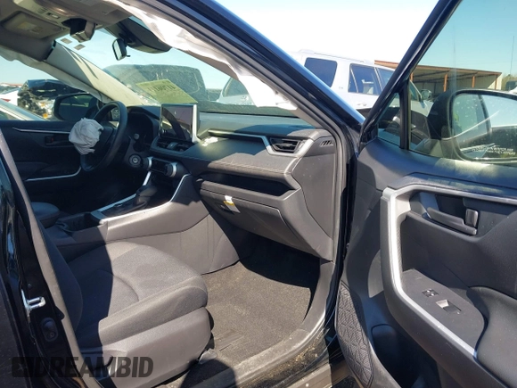 2023 Toyota RAV4 Hybrid LE with VIN JTMMWRFV2PD194525, listed as a IAAI auction lot 41706111 with 53,128 mi miles. Bid and sale history available at carsss.com. Image 5.