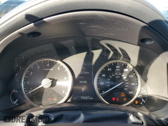 2020 Lexus NX with VIN JTJDARBZ2L5016106, listed as a Copart auction lot 83075854 with 79,247 mi miles and Salvage Title. Bid and sale history available at carsss.com. Image 9.