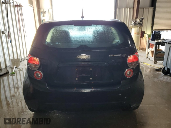 2013 Chevrolet Sonic LT with VIN 1G1JC6SG3D4142228, listed as a Copart auction lot 43033075 with 124,204 mi miles and Salvage Title. Bid and sale history available at carsss.com. Image 6.
