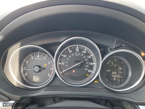 2017 Mazda CX-5 Touring with VIN JM3KFBCL0H0155725, listed as a Copart auction lot 47235715 with 49,840 mi miles and Salvage Title. Bid and sale history available at carsss.com. Image 9.