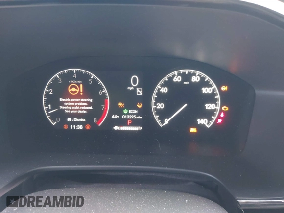 2024 Honda CR-V EX-L with VIN 5J6RS3H74RL004336, listed as a IAAI auction lot 41263781 with 13,295 mi miles and . Bid and sale history available at DreamBid. Image 7.