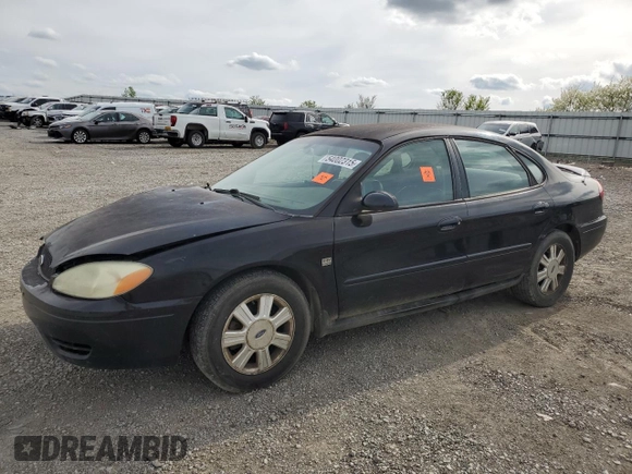 2005 Ford Taurus SEL z VIN 1FAFP56S65A150519, wystawiony jako Copart lot #54002315 z przebiegiem Nie podano mil oraz Szkoda całkowita • Salvage title. Historia ofert i sprzedaży dostępna na DreamBid. Obrazek 1.