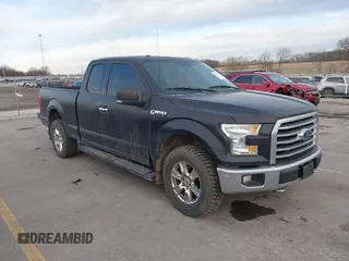 2015 Ford F-150 XLT with VIN 1FTFX1EG7FFA75401, listed as a IAAI auction lot 41843805 with 190,418 mi miles. Bid and sale history available at carsss.com. Image 1.
