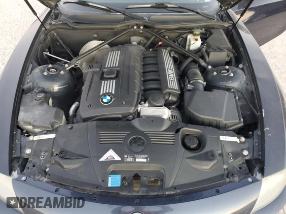 2008 BMW Z4 3.0si with VIN 4USBU53578LX04489, listed as a Copart auction lot 80902064 with 54,305 mi miles and Salvage Title. Bid and sale history available at carsss.com. Image 11.