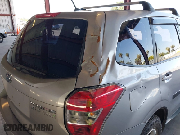 2015 Subaru Forester 2.5i with VIN JF2SJAAC2FG485649, listed as a IAAI auction lot 42161621 with 153,077 mi miles. Bid and sale history available at carsss.com. Image 6.
