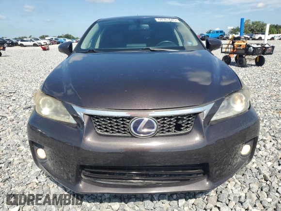 2012 Lexus CT 200h with VIN JTHKD5BH8C2086047, listed as a Copart auction lot 64361645 with 105,879 mi miles and Salvage title. Bid and sale history available at DreamBid. Image 5.