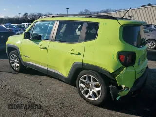 2017 Jeep Renegade Latitude with VIN ZACCJBBB0HPF45190, listed as a Copart auction lot 83895354 with 87,259 mi miles and Non Repairable. Bid and sale history available at carsss.com. Image 2.
