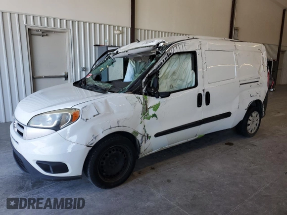 2016 Ram ProMaster City Cargo Tradesman SLT with VIN ZFBERFBT0G6C18409, listed as a Copart auction lot 67853264 with 300,749 mi miles and Salvage Title. Bid and sale history available at DreamBid. Image 1.