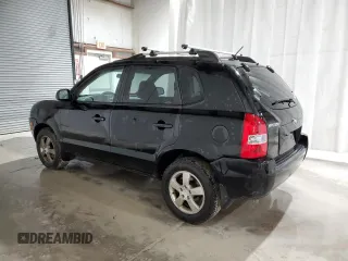 2007 Hyundai Tucson GLS with VIN KM8JM12B27U586678, listed as a Copart auction lot 76318234 with 135,542 mi miles and Salvage Title. Bid and sale history available at carsss.com. Image 2.