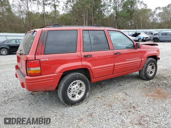 1998 Jeep Grand Cherokee Limited z VIN 1J4GZ78S0WC276411, wystawiony jako Copart lot #78200114 z przebiegiem 220 856 mil mil oraz Szkoda całkowita • Salvage title. Historia ofert i sprzedaży dostępna na DreamBid. Obrazek 3.