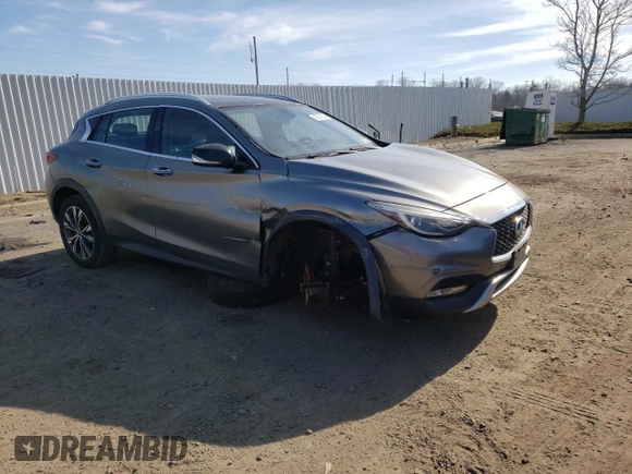 2017 Infiniti QX30 Luxury with VIN SJKCH5CR1HA025473, listed as a Copart auction lot 42274624 with 45,568 mi miles. Bid and sale history available at carsss.com. Image 4.