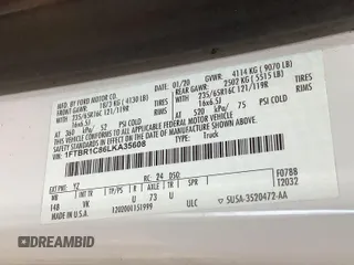 2020 Ford Transit Cargo with VIN 1FTBR1C86LKA35608, listed as a IAAI auction lot 42143110 with 91,327 mi miles. Bid and sale history available at carsss.com. Image 1.