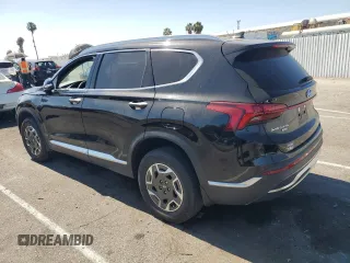 2022 Hyundai Santa Fe Hybrid Blue with VIN KM8S2DA10NU037501, listed as a Copart auction lot 61208664 with 0 mi miles and Salvage Title. Bid and sale history available at carsss.com. Image 2.