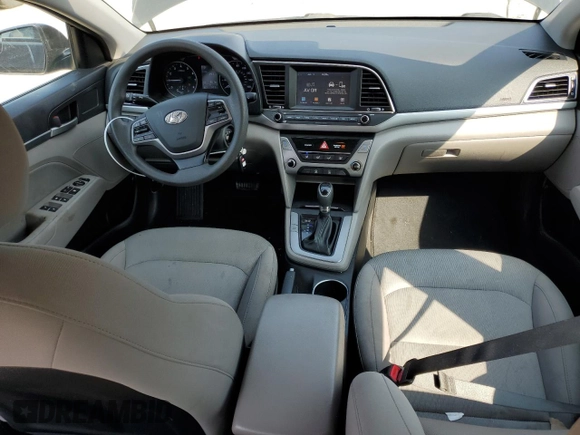 2017 Hyundai Elantra SE with VIN KMHD84LF0HU433030, listed as a Copart auction lot 59185345 with 77,776 mi miles and Salvage title. Bid and sale history available at DreamBid. Image 8.