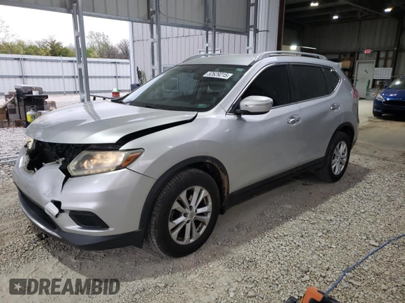 2014 Nissan Rogue SV with VIN 5N1AT2MT6EC759183, listed as a Copart auction lot 52629215 with 172,010 mi miles and Salvage Title. Bid and sale history available at DreamBid. Image 1.