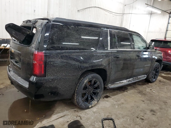 2019 Chevrolet Suburban LT with VIN 1GNSKHKCXKR272103, listed as a Copart auction lot 48343685 with 147,285 mi miles and Salvage Title. Bid and sale history available at carsss.com. Image 3.