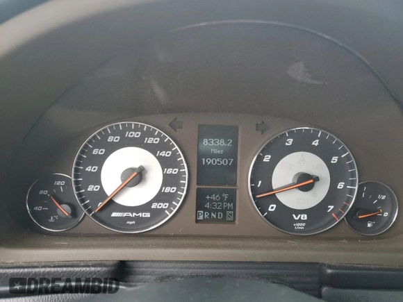 2005 Mercedes-Benz C 55 AMG z VIN WDBRF76J85F578476, wystawiony jako Copart lot #88334725 z przebiegiem 190 507 mil mil oraz Szkoda całkowita • Salvage title. Historia ofert i sprzedaży dostępna na DreamBid. Obrazek 9.