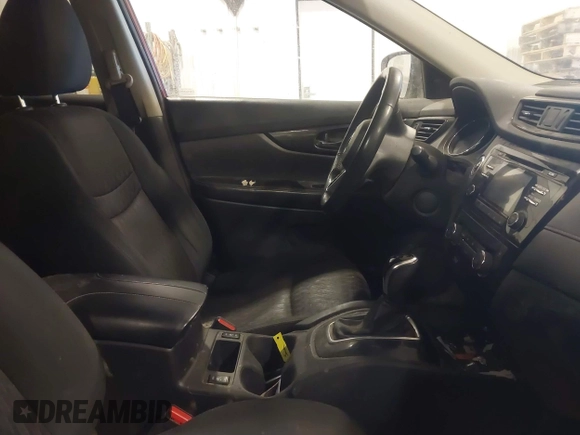 2017 Nissan Rogue SL with VIN 5N1AT2MV1HC828349, listed as a IAAI auction lot 41607853 with 155,061 mi miles. Bid and sale history available at carsss.com. Image 5.