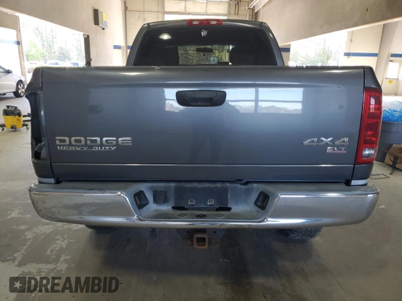 2004 Dodge Ram 2500 SLT with VIN 3D7KU28D44G210544, listed as a Copart auction lot 52291895 with 182,774 mi miles and Salvage Title. Bid and sale history available at carsss.com. Image 6.