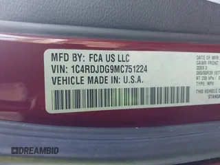 2021 Dodge Durango GT Plus with VIN 1C4RDJDG9MC751224, listed as a IAAI auction lot 41415688 with 54,598 mi miles and . Bid and sale history available at DreamBid. Image 9.