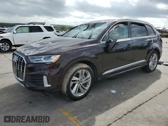 2020 Audi Q7 Premium Plus with VIN WA1LJAF73LD010114, listed as a Copart auction lot 74204703 with Not provided miles and . Bid and sale history available at DreamBid. Image 1.