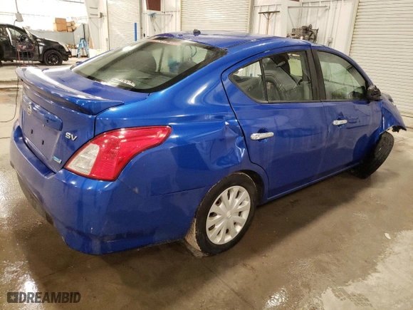 2016 Nissan Versa SV with VIN 3N1CN7AP5GL831111, listed as a Copart auction lot 48106295 with 155,839 mi miles and Salvage Title. Bid and sale history available at carsss.com. Image 3.