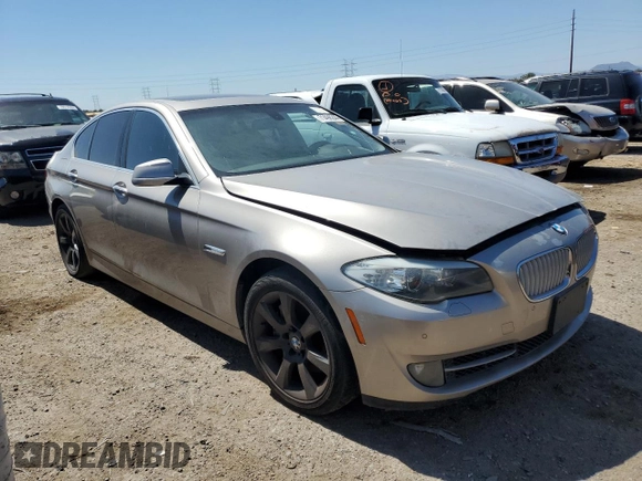 2013 BMW 5 Series 550i with VIN WBAFR9C57DDX80358, listed as a Copart auction lot 71498244 with 120,132 mi miles and Clean Title. Bid and sale history available at DreamBid. Image 4.