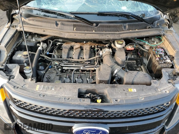 2014 Ford Utility Police Interceptor with VIN 1FM5K8AR3EGC27060, listed as a Copart auction lot 64176954 with 0 mi miles and Clean Title. Bid and sale history available at carsss.com. Image 12.