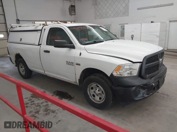 2014 Ram 1500 Tradesman z VIN 3C6JR7DT6EG285109, wystawiony jako IAAI lot #42306741 z przebiegiem 218 286 mil mil oraz . Historia ofert i sprzedaży dostępna na DreamBid. Obrazek 1.