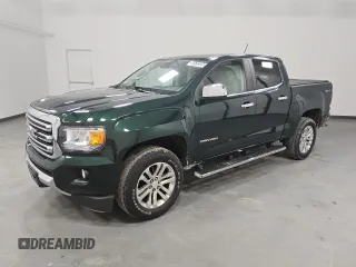 2015 GMC Canyon 4WD SLT with VIN 1GTG6CE38F1181532, listed as a Copart auction lot 56520385 with 107,853 mi miles and Clean title. Bid and sale history available at DreamBid. Image 1.
