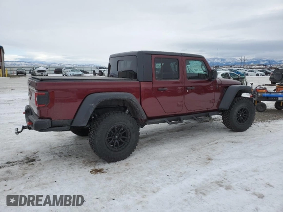2021 Jeep Gladiator Rubicon с VIN 1C6JJTBG9ML518410, выставлен на аукционе Copart как лот 88878345 с пробегом 7 658 миль миль и Списание • Salvage title. История ставок и продаж доступна на DreamBid. Изображение 3.