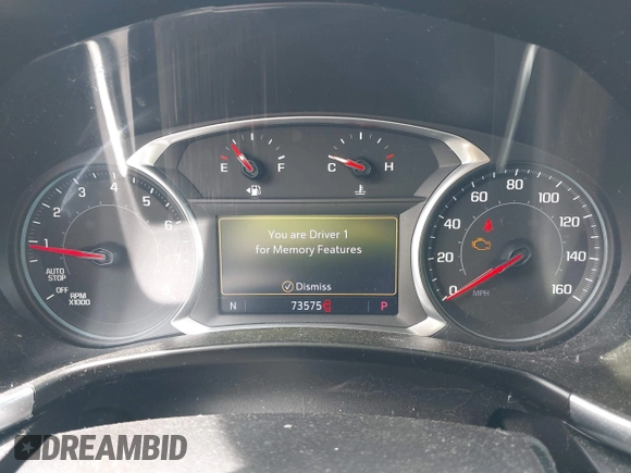 2019 Chevrolet Equinox Premier with VIN 3GNAXYEX7KS502799, listed as a IAAI auction lot 42102610 with 73,575 mi miles and . Bid and sale history available at DreamBid. Image 7.