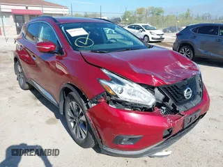 2015 Nissan Murano S z VIN 5N1AZ2MHXFN244039, wystawiony jako IAAI lot #42257227 z przebiegiem 122 038 mil mil oraz . Historia ofert i sprzedaży dostępna na DreamBid. Obrazek 6.