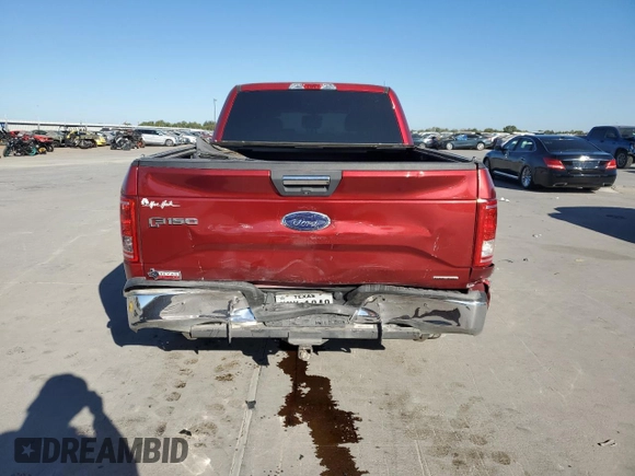 2016 Ford F-150 XL with VIN 1FTEX1CF9GKF10465, listed as a Copart auction lot 76547214 with Not Provided miles and Salvage Title. Bid and sale history available at carsss.com. Image 6.