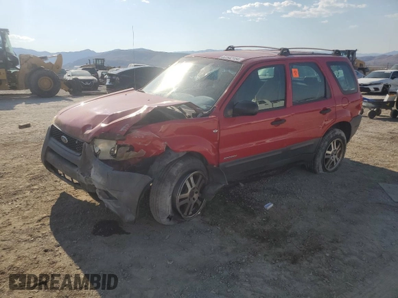2001 Ford Escape XLS with VIN 1FMYU02161KE97828, listed as a Copart auction lot 62542154 with 186,810 mi miles and Salvage Title. Bid and sale history available at carsss.com. Image 1.