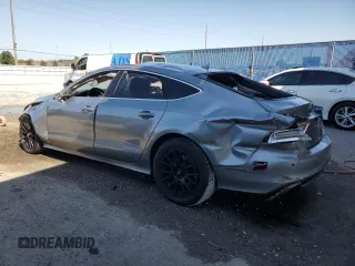 2012 Audi A7 3.0 Prestige with VIN WAUSGAFC1CN032360, listed as a Copart auction lot 52434755 with 0 mi miles and Salvage Title. Bid and sale history available at carsss.com. Image 2.