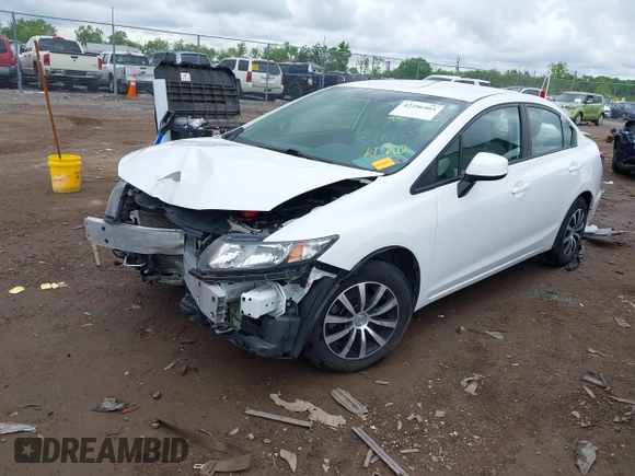 2013 Honda Civic LX z VIN 2HGFB2F52DH545087, wystawiony jako IAAI lot #42256403 z przebiegiem 71 110 mil mil oraz . Historia ofert i sprzedaży dostępna na DreamBid. Obrazek 18.