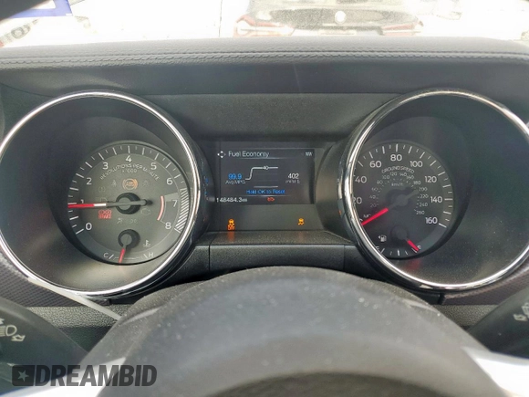 2015 Ford Mustang EcoBoost with VIN 1FA6P8TH7F5369655, listed as a Copart auction lot 55894955 with 148,484 mi miles and Clean title. Bid and sale history available at DreamBid. Image 9.