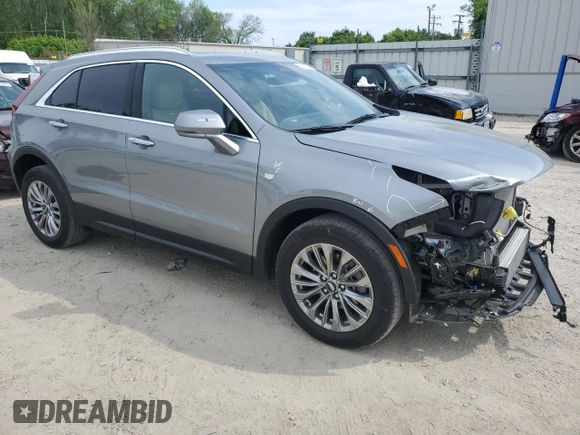 2024 Cadillac XT4 FWD Premium Luxury with VIN 1GYFZCR48RF169081, listed as a Copart auction lot 52429215 with 13,630 mi miles and Salvage title. Bid and sale history available at DreamBid. Image 4.