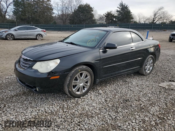 2008 Chrysler Sebring Limited with VIN 1C3LC65M18N103725, listed as a Copart auction lot 84770514 with 179,583 mi miles and Salvage Title. Bid and sale history available at carsss.com. Image 1.