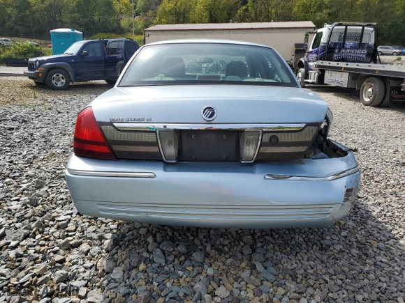 2010 Mercury Grand Marquis LS with VIN 2MEBM7FV7AX627417, listed as a Copart auction lot 71925754 with 127,918 mi miles and Salvage Title. Bid and sale history available at carsss.com. Image 6.