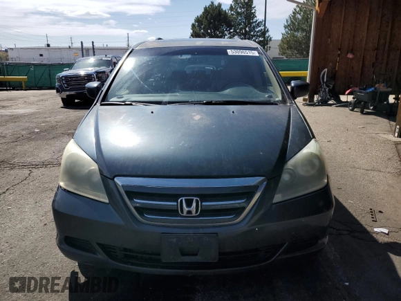 2006 Honda Odyssey EX-L with VIN 5FNRL38706B030501, listed as a Copart auction lot 53096515 with 197,215 mi miles and Salvage Title. Bid and sale history available at carsss.com. Image 5.