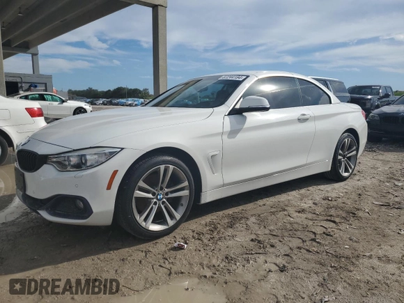 2016 BMW 4 Series 428i xDrive with VIN WBA3T1C52GP822072, listed as a Copart auction lot 87244184 with 80,946 mi miles and Salvage title. Bid and sale history available at DreamBid. Image 1.