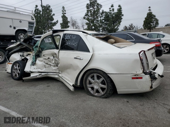 2008 Cadillac STS RWD z VIN 1G6DW67V580104809, wystawiony jako Copart lot #50779385 z przebiegiem Nie podano mil oraz Nie do naprawy • Non repairable. Historia ofert i sprzedaży dostępna na DreamBid. Obrazek 2.