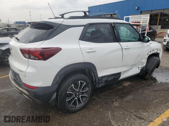 2023 Chevrolet TrailBlazer ACTIV with VIN KL79MSSL5PB075979, listed as a Copart auction lot 74554484 with 47,757 mi miles and Salvage Title. Bid and sale history available at DreamBid. Image 3.