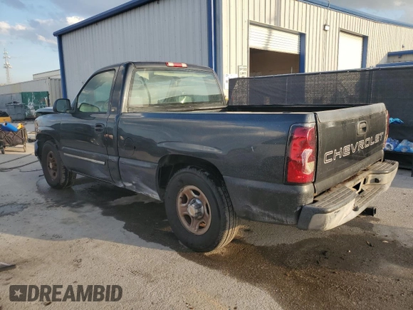 2004 Chevrolet Silverado 1500 Work Truck with VIN 1GCEC14X44Z187058, listed as a Copart auction lot 43433945 with 134,098 mi miles and Salvage Title. Bid and sale history available at carsss.com. Image 2.
