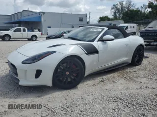 2016 Jaguar F-Type R with VIN SAJWJ6HL7GMK31846, listed as a Copart auction lot 66358864 with 51,228 mi miles and Salvage Title. Bid and sale history available at DreamBid. Image 1.