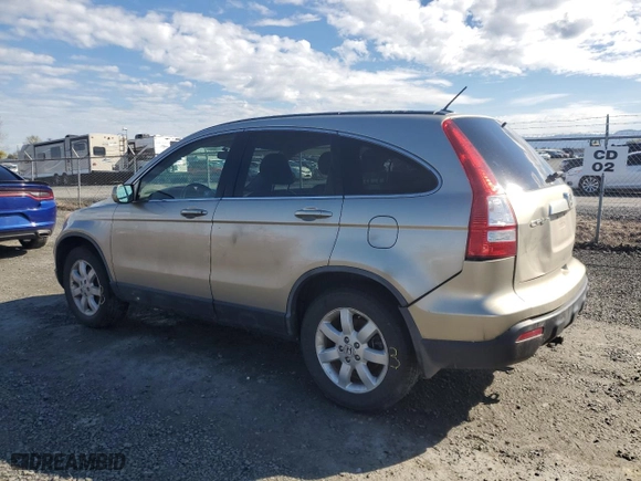 2007 Honda CR-V EX-L with VIN JHLRE48737C107038, listed as a Copart auction lot 47688765 with 198,389 mi miles and Salvage Title. Bid and sale history available at carsss.com. Image 2.