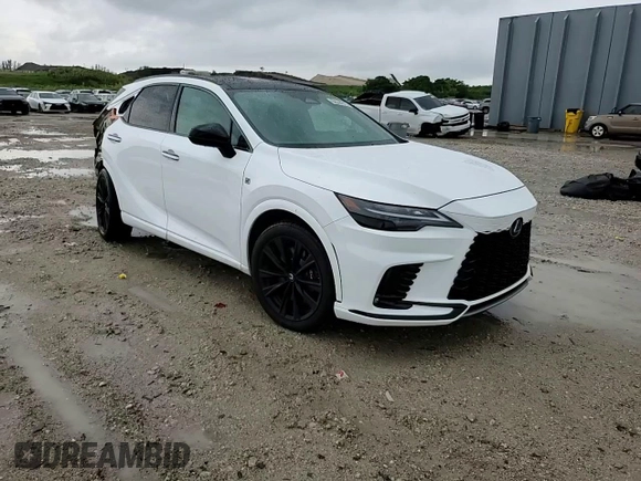2024 Lexus RX 500h F Sport Performance z VIN 2T2BCMEA2RC019916, wystawiony jako Copart lot #62844615 z przebiegiem 9 605 mil mil oraz Szkoda całkowita • Salvage title. Historia ofert i sprzedaży dostępna na DreamBid. Obrazek 14.