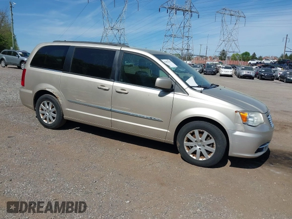 2013 Chrysler Town & Country Touring with VIN 2C4RC1BG8DR774619, listed as a IAAI auction lot 42087639 with 155,218 mi miles. Bid and sale history available at carsss.com. Image 1.